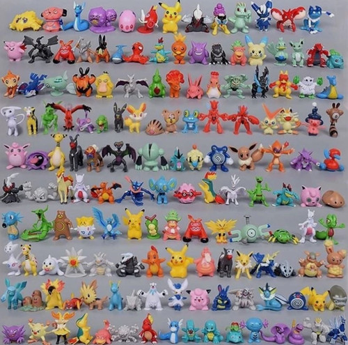 Pokemon mini figure giocattoli - mini,